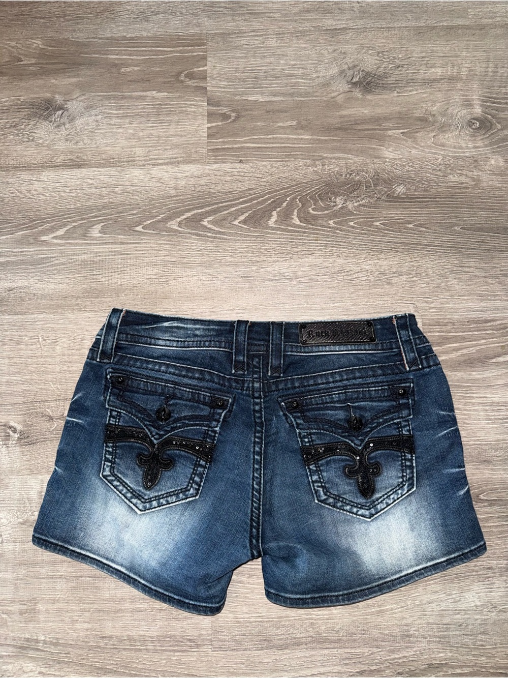 Rock Revival Women's Dark Blue Denim Shorts